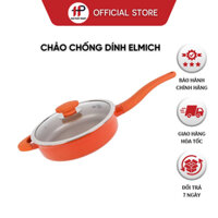 Chảo nhôm chống dính đáy từ vung kính Elmich Vitaplus Fiore  EL0351 26cm