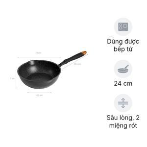 Chảo nhôm chống dính Kangaroo KG662S 24cm