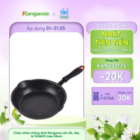 Chảo nhôm chống dính Kangaroo vân đá, đáy từ KG661S size 24cm