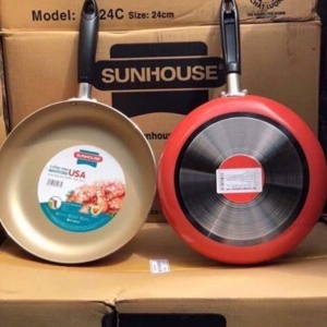 Chảo nhôm chống dính Sunhouse CT24C, 24 cm