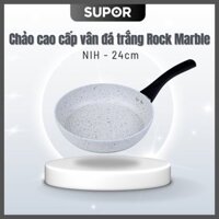 Chảo nhôm chống dính vân đá 24 cm Supor Rock Marble H23104-J24
