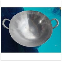 chảo nhôm công nghiệp chuyên dụng cho nhà hàng, khách sạn, bếp ăn tập thể- 50cm (2kg)