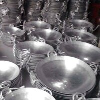 chảo nhôm công nghiệp chuyên dụng cho nhà hàng, khách sạn, bếp ăn tập thể- 50cm (2kg)