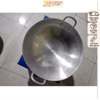 Chảo nhôm công nghiệp GIGA HOUSE,chảo nhôm công nghiệp chuyên dụng cho nhà hàng, khách sạn, bếp ăn tập thể- 45.5cm (1.6k
