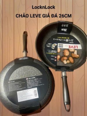 Chảo nhôm giả đá chống dính Lock&Lock LEVE LLP2263 (26cm)