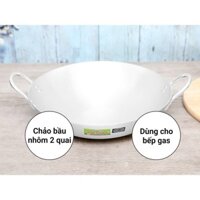 Chảo Nhôm Kim Hằng Size 22,26,30,34,36,38Cm, Chảo Bầu Nhôm 2 Quai Dày Dặn, Dễ Vệ Sinh Mta-Mart2