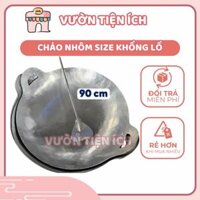 Chảo Nhôm Lớn 85-90-100 Kích Thước Lớn Phù Hợp Nấu Đám, Nhà Hàng, Suất Ăn Công Nghiệp - CHẢO NHÔM BAY Vườn Tiện Ích