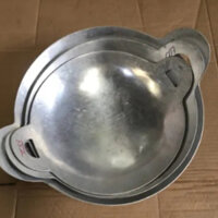 Chảo nhôm máy bay dày size lớn ( chảo đổ bánh xèo, chảo chiên cơm cháy)