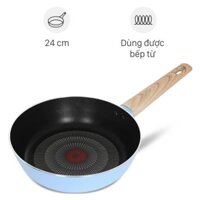 Chảo nhôm sâu chống dính đáy từ 24 cm Elmich Nature EL-5947MG24