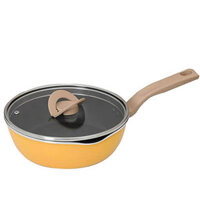 Chảo nhôm sâu chống dính đáy từ nắp kính 22 cm Tefal G1802524