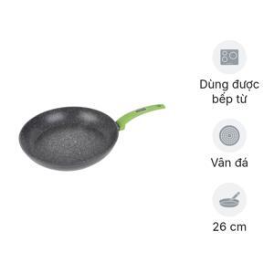 Chảo nhôm vân đá, đáy từ KG912S 26cm