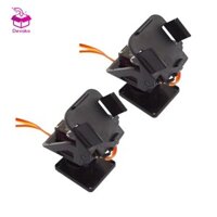 Chảo nhựa màu đen Devoko với nền tảng gắn Camera Servo Pan Tilt Chống rung cho robot tự làm trên không