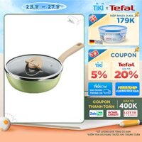 Chảo nồi có nắp chống dính đa năng Tefal One Pick Pot Pan 3 trong 1 - 22cm - Hàng chính hãng - Xanh