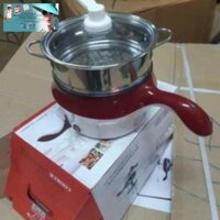Chảo nồi điện mini đa năng 2 tầng