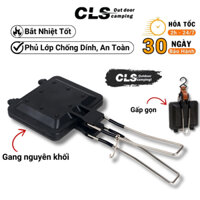 Chảo Nướng 2 Mặt Có Thể Tháo Rời, Phủ Lớp Chống Dính Cao Cấp, Chính Hãng CLS, Gấp Gọn Tiện Lợi