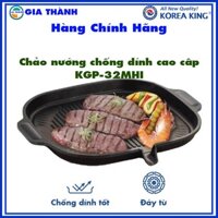 Chảo Nướng Bếp từ chống dính Cao cấp từ KoreaKing Hàn Quốc [KGP-32MHI] - Bền, đẹp an toàn, sử dụng được các loại bếp