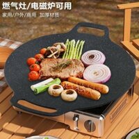 Chảo Nướng Chống Dính Không Cần Dầu Hàn Quốc,Size 34cm, Chảo Đa Năng Chiên, Sào, Gián, Nướng BBQ