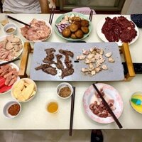 Chảo Nướng Cùng Kiểu Wang Yuelun Chảo Nướng Thịt Của Li Xiang Chảo Nướng Điện Lò Nướng Điện Gốm Sứ Nồi Nướng Thịt Không