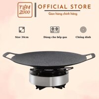 Chảo nướng đá không dầu Hàn Quốc  Eco,chảo nướng thịt BBQ chống dính dùng được cho mọi loại bếp chính hãng