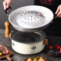 Chảo nướng dã ngoại DELMER Thái Lan, Đĩa nướng ngoài trời đa chức năng 30 / 35cm, Nhẹ di động Tiện lợi Vệ sinh khay nướng thịt nướng Hàn Quốc chống gỉ