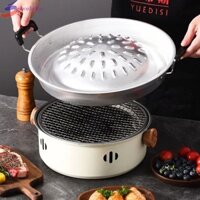 Chảo nướng dã ngoại PIXELSKY Thái Lan, Đĩa nướng ngoài trời có thể tái sử dụng 30 / 35cm, Làm sạch tiện lợi bền bỉ Khay nướng thịt nướng cầm tay Hàn Quốc chống gỉ Hộ gia đình