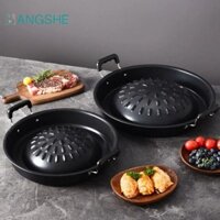Chảo nướng dã ngoại Thái BANGSHE, Đĩa nướng ngoài trời đa chức năng 30 / 35cm, Khay nướng thịt nướng Hàn Quốc chống rỉ sét di động chuyên nghiệp trong nhà