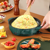 Chảo Nướng Điện Chiên Dán Xào Đa Năng - Bếp Nướng Điện Chống Dính Cao Cấp