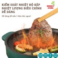 CHẢO NƯỚNG ĐIỆN ĐA NĂNG MINI SIZE 26 CM - CHẢO DIỆN CHỐNG DÍNH - TIỆN CHO NHỮNG BỮA ĂN NGON