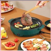 Chảo Nướng Điện Xanh Mini 26cm Chống Dính-Nhậthieu-store