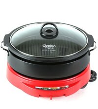 Chảo nướng lẩu điện Hàn Quốc COOKIN KEP-105 - Hàng chính hãng, bảo hành 24 tháng