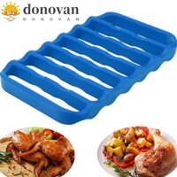 Chảo nướng silicon DONOVAN, Thảm thoát nước không chứa BPA chống dính, Máy rửa chén an toàn chịu nhiệt Dễ dàng làm sạch thực phẩm Giá đỡ thìa hấp