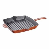 Chảo nướng vuông Staub màu nâu vàng 26cm