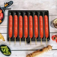 Chảo Nướng Xúc Xích, Máy Làm Xúc Xích, Hợp Kim Nhôm Chống Dính DIY Hot Dog Làm Bánh, Ngoài Trời, Nấu Ăn