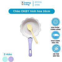 Chảo Okby Hình Hoa Chống Dính Size 16cm Dùng Để Chiên Xào Rán, Chế Biến Đồ Ăn Dặm Cho Bé