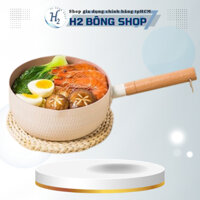 Chảo quánh bột lòng sâu, chảo cán gỗ Hàn Quốc, chảo chống dính lòng sâu
