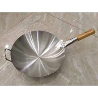 CHẢO/ QUÁNH INOX CÁN GỖ 30/32/34 CM