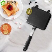 Chảo rán bánh mì nướng FUNG, Máy làm bánh Sandwich có thể tháo rời bằng hợp kim nhôm, Chảo trứng tráng hai mặt chống dính CooKware