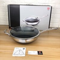 Chảo rán nắp đứng Zwilling Cyclone chảo nấu ăn đường kính lớn chảo sắt mịn chảo rán sắt chính hãng