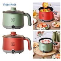 Chảo rán nồi điện Shamjina Lẩu Mini gia dụng dùng cho súp bánh bao Bột yến mạch