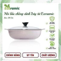 Chảo sâu 2 tay cầm lẩu 28cm Ecoramic - Lựa chọn hoàn hảo cho bữa tiệc lẩu tại nhà