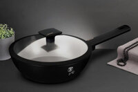 Chảo sâu lòng Berlinger Haus BH/7089N 24cm màu đen – Monaco Collection (có nắp)