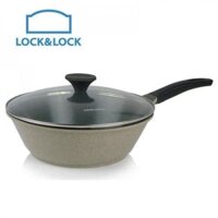 Chảo sâu lòng LocknLock Stone LCA6285D 28cm vung kính dùng bếp từ