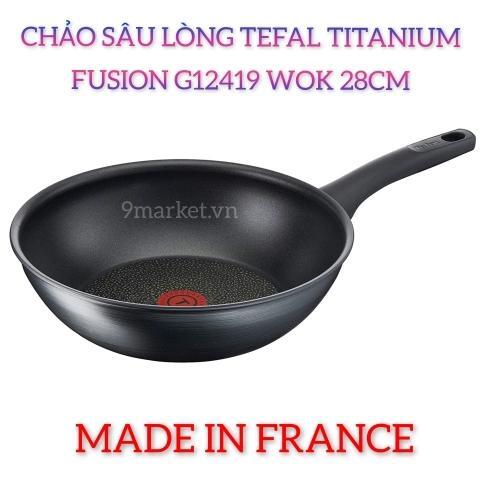 Chảo sâu lòng Tefal G12419 Titanium Fusion - 28cm