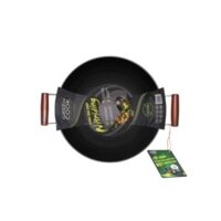 chảo Saute Pan steel deep piety nitriding green Cook GCW01 available on all kinds of kitchen - CHAO 34CM.