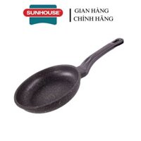 Chảo siêu bền đá SUNHOUSE SBD18 -SBD30 size 18-30cm chống dính dùng cho bếp gas, hồng ngoại-KIMBAO