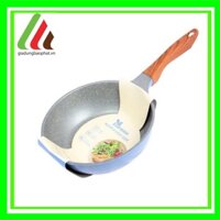 Chảo sứ ceramic Ecoramic sâu lòng đáy từ vân đá chống dính Hàn Quốc Chính hãng