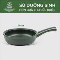 chảo sứ dưỡng sinh Minh Long size 20cm - chảo sứ dưỡng sinh minh long