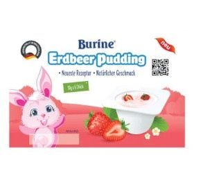 Cháo sữa Burine vị vani và bích quy cho bé từ 6 tháng (lốc 6 hũ x 50g)