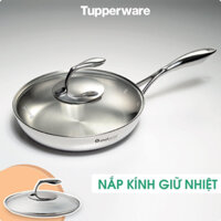 Chảo T Chef Series Frypan 24cm (nắp kính) Tupperware