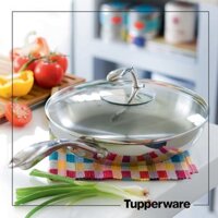 Chảo T Chef Tupperware Series Frypan 24cm Nắp Kính
